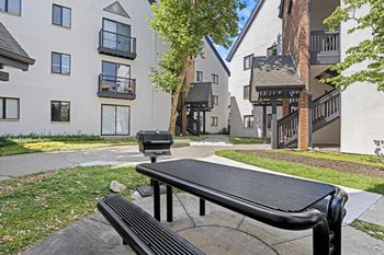 Outdoor bbq area